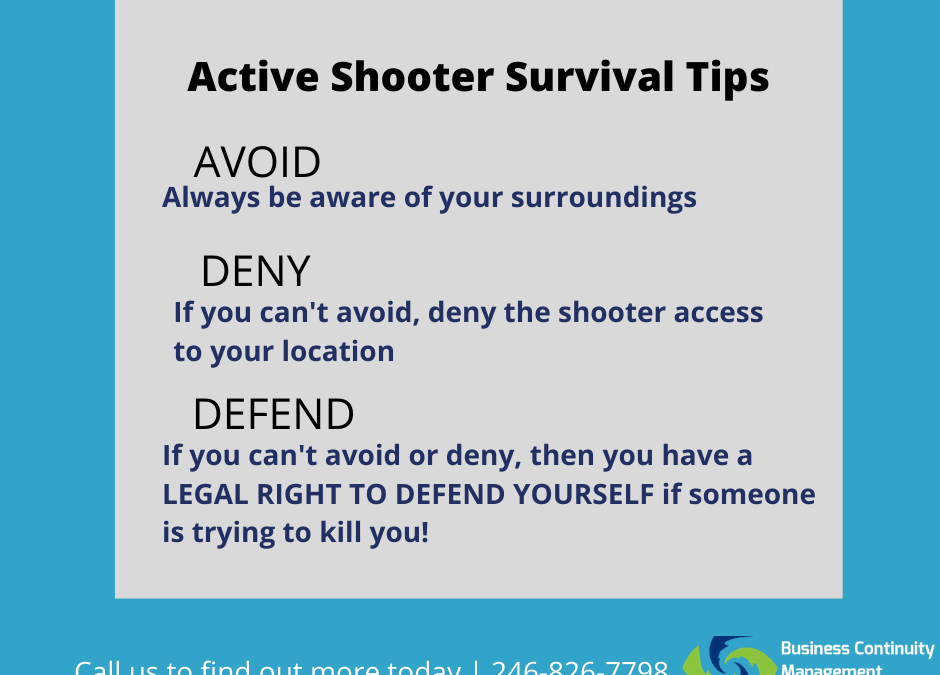 Active Shooter Survival Tips